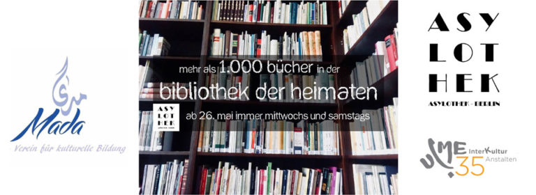 Ab dem 26.5. geöffnet: Unsere Bibliothek der Heimaten –  کتابخانه هایمآتن (Heimaten)