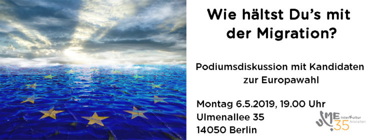Bauworkshop – Podiumsdiskussion mit Kandidaten zur EU-Wahl und mehr in der ersten Maihälfte